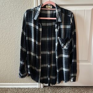 Black and white flannel